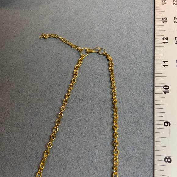 Retro BoHo Statement Necklace Gold Silver Copper - Picture 5 of 5